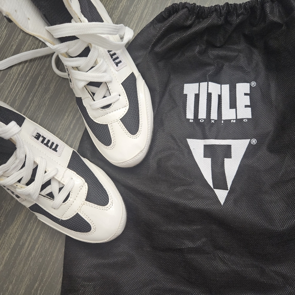 Title Boxing Mma Kickboxing Black And White Athletic Shoes. Mens Size 5.5 — image 7 of 7